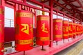 Religious prayer wheels