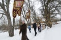 Religious procession on the occasion of Epiphany holiday