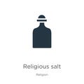 Religious salt icon vector. Trendy flat religious salt icon from religion collection isolated on white background. Vector