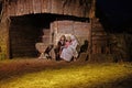 Live Christmas Nativity Scene