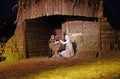 Live Christmas Nativity Scene Royalty Free Stock Photo