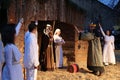 Live Nativity Scene in Zagreb Royalty Free Stock Photo