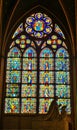 Religious Stained Glass Window Royalty Free Stock Photo