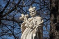 Religious statue at garden at Lancut Castle aka Lubomirski Palace in Lancut city