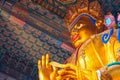 Religious statue at Yonghegong Lama Temple in Beijing, China