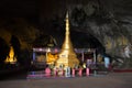 The Sadan cave in Hpa-An, Myanmar