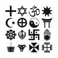 Religious symbols Royalty Free Stock Photo