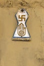 Religious symbols in Jodhpur, India