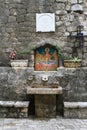 Religious symbols of the Orthodox Church in the town of Kotor