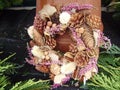 Religious wreathes on Memorial day.