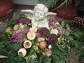 Religious wreathes on Memorial day.