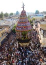 RELIGOUS CEREMONY AT SRIRANGAM Royalty Free Stock Photo