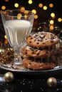 Relish the mouthwatering combination of gingerbread and milk, a comforting treat any time