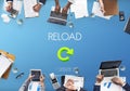 Reload Functionality Destruction Refresh Concept Royalty Free Stock Photo