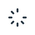 reload icon vector from interface essentials concept. Thin line illustration of reload editable stroke. reload linear sign for use