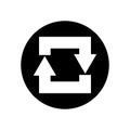 Reload icon vector. Reset illustration sign. update symbol or logo. Royalty Free Stock Photo