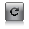 Reload icon web button Royalty Free Stock Photo