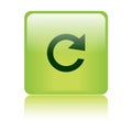 Reload icon web button Royalty Free Stock Photo