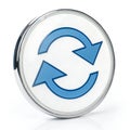 Reload Refresh Icon Isolated on White