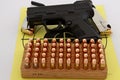 Reloading ammo for target shooting Royalty Free Stock Photo