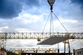 Relocation of reinforced concrete pit in the warehouse of the precast concrete plant