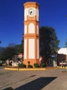 Reloj en la entrada de barrio antiguo Monterrey Royalty Free Stock Photo