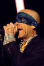 REM, Michael Stipe, during the concert Royalty Free Stock Photo