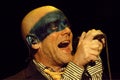 REM, Michael Stipe, during the concert Royalty Free Stock Photo