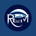 REM Sleep Cycle Abstract Eye Logo Royalty Free Stock Photo