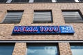 REMA 1000 sign at branch