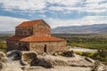 Remain of the ancient rock cave city of Uplistsikhe Royalty Free Stock Photo