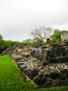 A remaining mayan ruin at San Gervasio Royalty Free Stock Photo