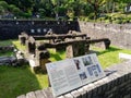 Remaining ruins gate in Kowloon wallet city park historical site and park in hongkong Kowloon