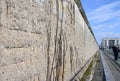 A remaining section of the Berlin Wall, in Berlin, German