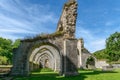 Remaining walls and arches of a medieval cloister