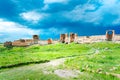 Famous Ani Ruins, Ani was one of the biggest cities in medieval Armenia but now is just ruined and uninhabited site with some