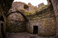 Remainings ruins of O\'Brien\'s castle Inisheer Aran Islands Royalty Free Stock Photo