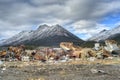 Remains of an abandoned asbestos mine.