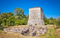 Remains of the ancient Baptistery at Butrint, Albania.