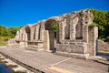 Remains of the ancient Baptistery at Butrint, Albania.