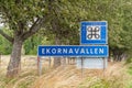 Ancient burial ground in Ekornavallen. FalkÃÂ¶ping district. Sweden. Europe.