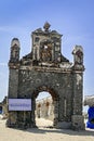 Remains of ancient church that was washed away in cyclone of 1964 in Dhanushkodi