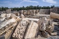 Remains of an Ancient City of Beit She`an. Beit She`an National Park in Israel Royalty Free Stock Photo