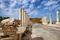 Remains of an Ancient City of Beit She`an. Beit She`an National Park in Israel Royalty Free Stock Photo