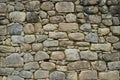 Remains of Ancient Inca Stone Wall in Machu Picchu, UNESCO World Heritage Site in Cusco Region, Peru