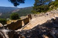 Remains of ancient odeon in Lycian settlement of Arycanda, Turkey Royalty Free Stock Photo