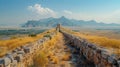 Remains of ancient protective wall, part of fortification