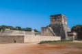 Remains of an Ancient Ruins of the large pre-Columbian city Chichen Itza, built by the Maya people