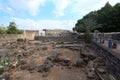 Remains of Ancient Village of Capernaum Royalty Free Stock Photo