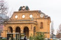 Remains of Anhalter Bahnhof, a former railway terminus in Berlin, Germany